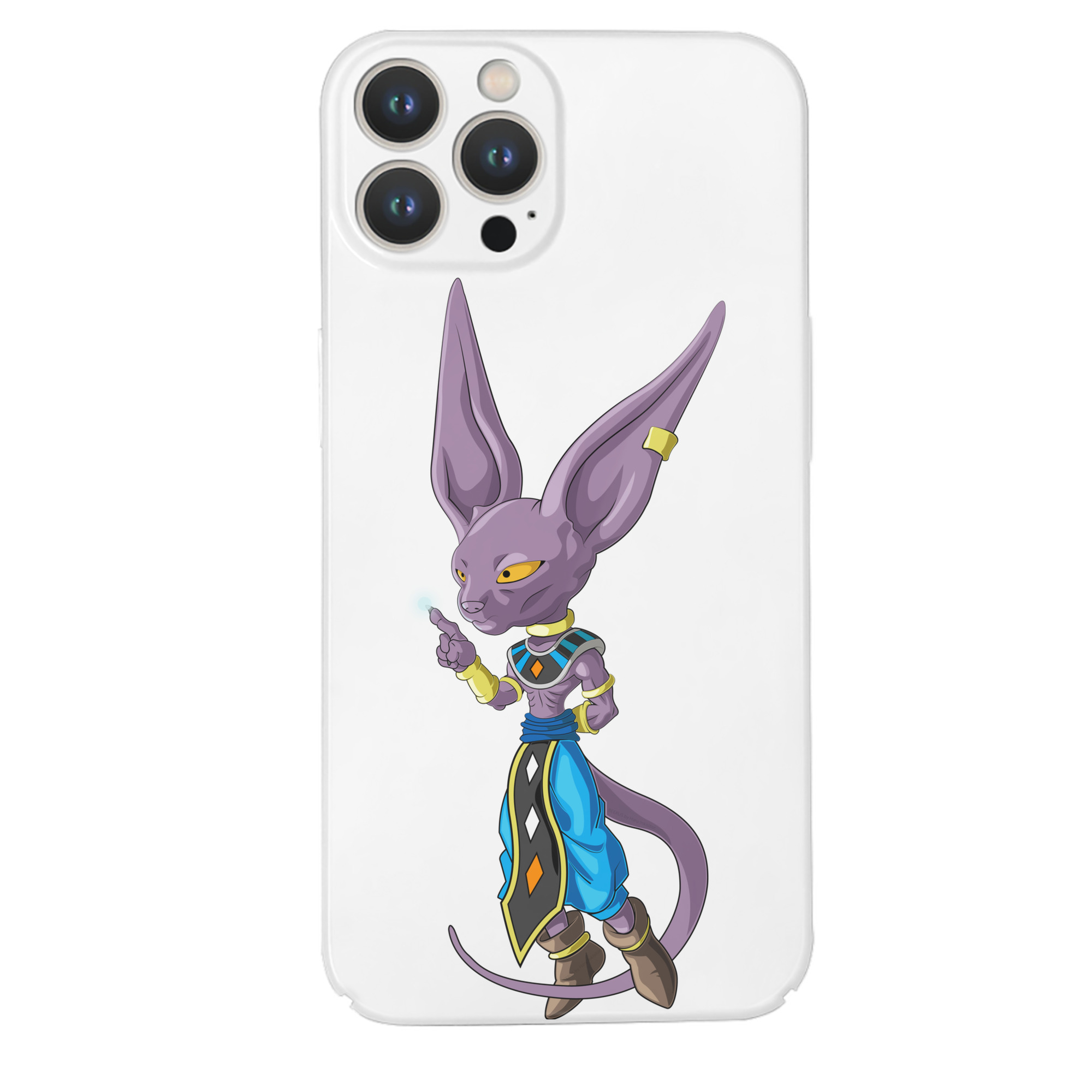 （画像用） ドラゴンボール ビルス 破壊神ビルス DRAGON BALL Beerus Birusu 【iPhone 14シリーズ対応】ハードケース